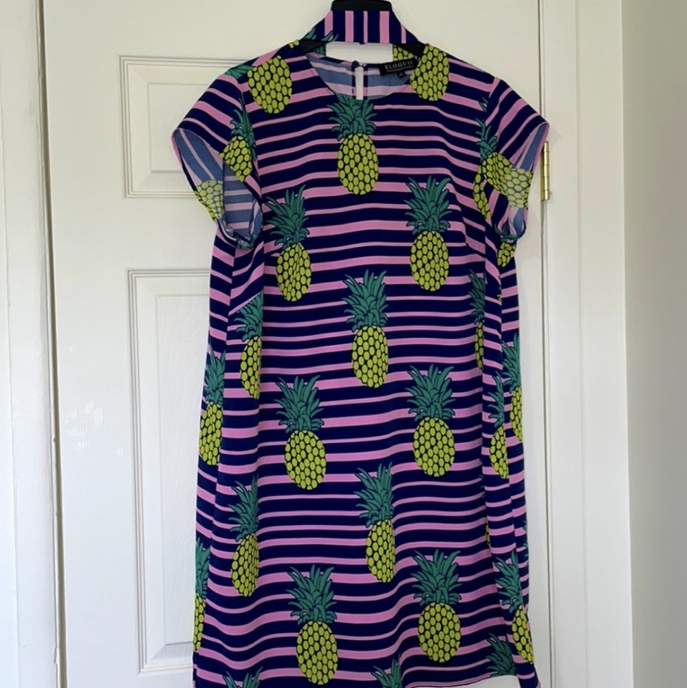 Eloquii 🍍 striped easy tee dress